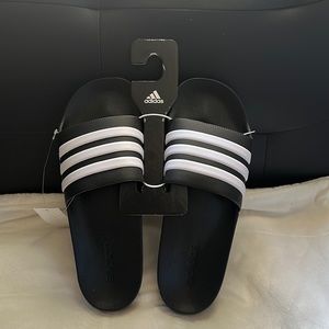 New Adidas sandals with stripes Size 13